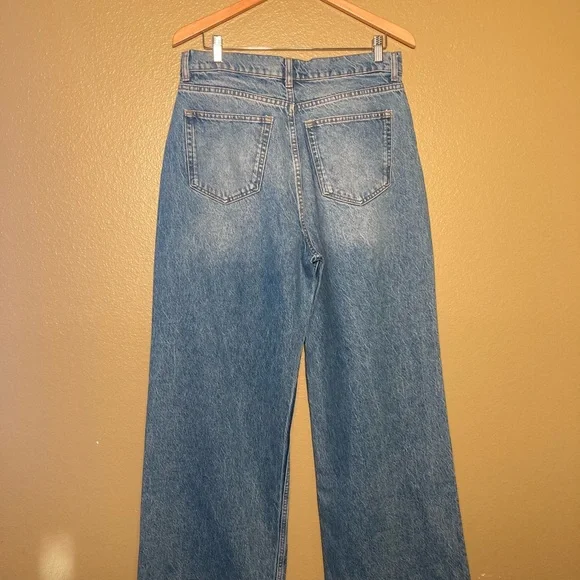Reformation Blue Flare & Wide Leg Jeans - Picture 5 of 8